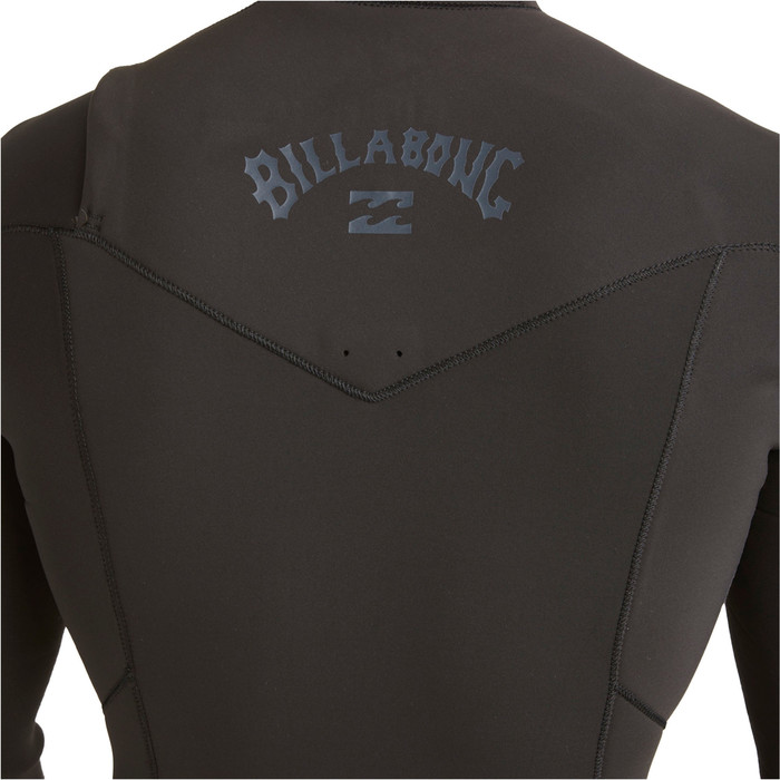 2024 Billabong Hombres Absolute 4/3mm Gbs Chest Zip Neopreno ABYW100193 - Black